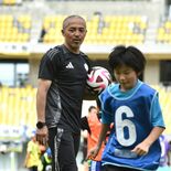 元日本代表小野さん、宇都宮・カンスタでサッカー教室 「楽しむこと大事に…