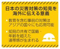 いつかくる災害に備え防災の知恵を国内外に