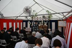 再開発始動へ安全祈願