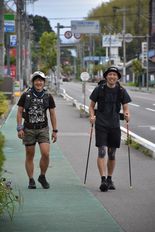 20年ぶり伝統の85キロ強歩挑戦　大田原高卒業生２人が完歩