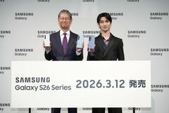 ＜Samsung Galaxy S26シリーズ発売記念 新CM発表会＞ 新CM出演・横浜流星さん「先回りするAIフォン」を体験