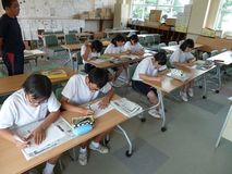 見出し付け挑戦／足利市愛宕台中