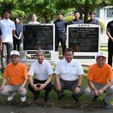 「仲間との思い出」が碑に　甲子園出場で記念碑建立　石橋高で除幕式