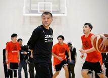 バスケ男子代表、合宿を公開