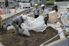 福島除染土、中央９省庁に搬入
