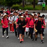 大田原高の伝統「強歩」35キロに短縮で実施　励まし合い、ほぼ全員ゴール…