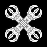 違い独鈷(ちがいどっこ)〈器材紋 独鈷〉