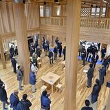 栃木県林業大学校が完成　100%県産「木造建築のシンボル」が誕生　４月開校、林業人材の育成拠点へ