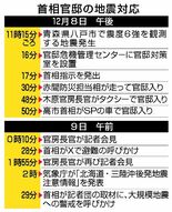 初の災害対応に緊張感