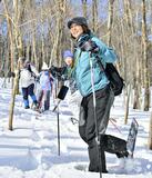 銀世界の森 足取りも軽く