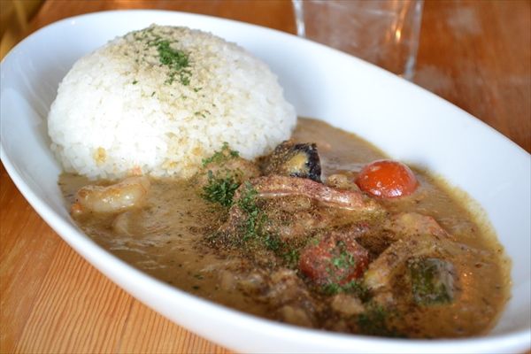 日本風グリーンカレー（エビ）