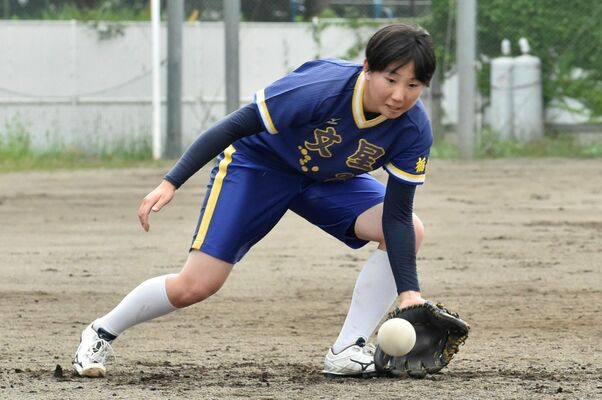 18歳以下日本代表に選出された藤田＝文星女高グラウンド