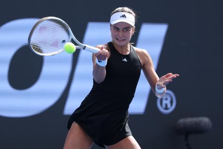 ツアー初優勝した17歳のイバ・ヨビッチ=14日(ゲッティ=共同)