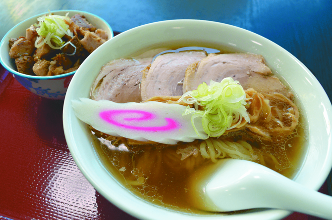 しょうゆらーめんとミニミニチャーシュー丼