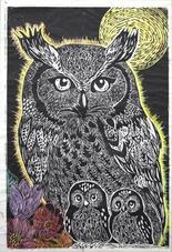 力強さ表す目を丁寧に