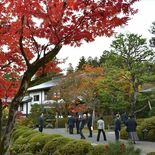 日光山輪王寺で４年ぶり「観楓会」　紅葉色づく庭園を散策　12日までライ…