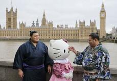 豊昇龍、キティちゃんからパワー