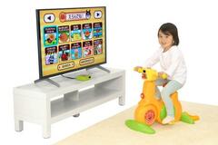 テレビ連動の自転車型玩具