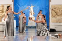 ミラノ五輪、聖火の採火式開催