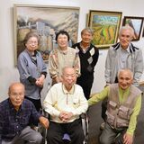 友情に支えられ、集大成の絵画展　茂木の田口さん　ふみの森もてぎで26日まで
