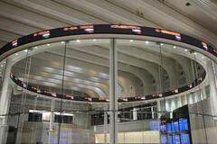 東証続落、終値１７４円安