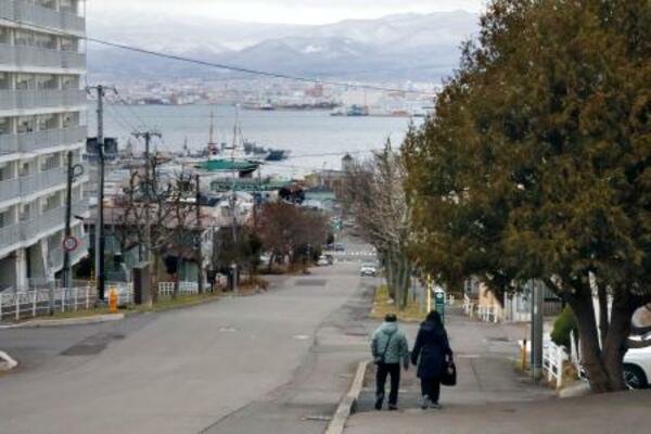 後発地震注意情報の最終日を迎えた北海道函館市=15日午後