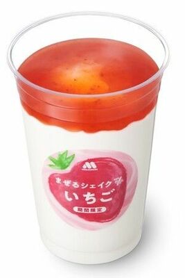 モスフードサービスの「まぜるシェイクいちご」