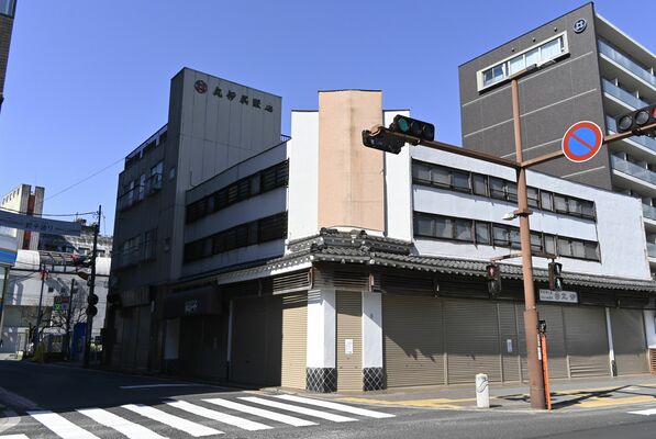 ポップアップショップが開催される丸伊呉服店旧店舗