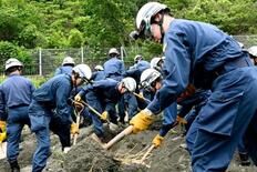 熱海土石流教訓に救助訓練