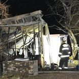 宇都宮の小屋で火災