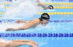 松下 日本新更新挑む 男子２００、４００個メ