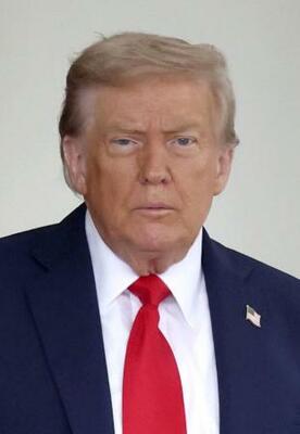 トランプ米大統領(ゲッティ=共同)