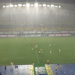 栃木ＳＣ　雷雨で中断していた水戸戦、午後9時40分に再開　カンセキスタ…