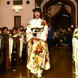若者に着物の魅力を　高校生が振り袖ファッションショー　伝統的からアニメ…