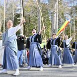 日光二荒山神社で新春の伝統「武射祭」　１年の無病息災など矢に願い込め