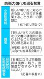 「新しい守り方」提起