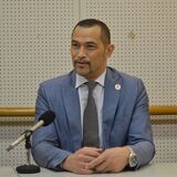 金メダリスト室伏さん講演会　佐野でスポーツ重要性語る