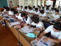 割り付けを学ぶ／益子町七井中