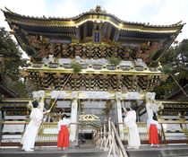 日光東照宮ですす払い　