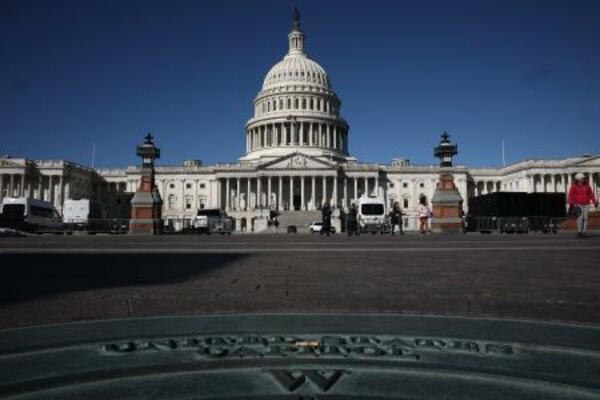 米連邦議会議事堂=24日、ワシントン(ゲッティ=共同)