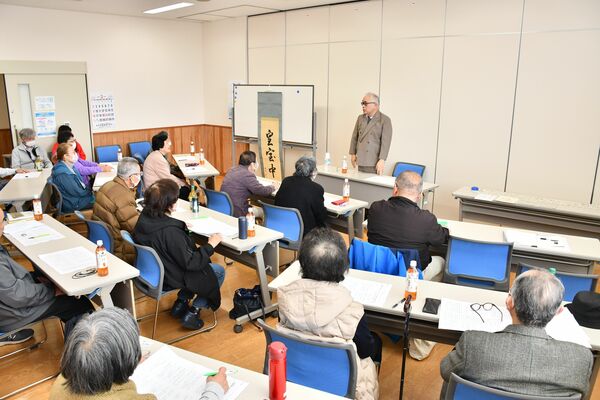黒羽・川西地区公民館で開かれた大関和を学ぶ歴史講演会