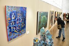 芸術の裾野拡大へ２０回の節目　大田原でハーモニーホール展