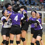 県中学総体バレー　陽北、逆転で初の女王　男子は宮の原６連覇