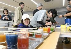 キャンドル作り 大人もワクワク