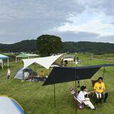 キャンプ場オープン　道の駅隣接の公園に　さくら