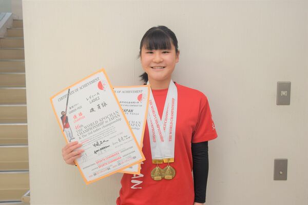 ２部門を制した磯さん