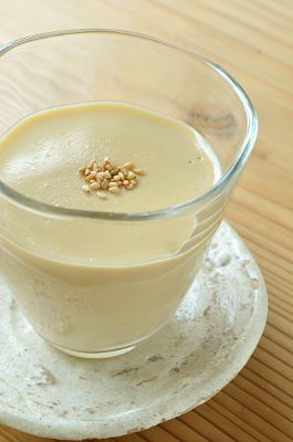 白ごま豆乳プリン
