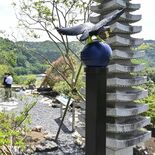 集大成で八咫烏の公演　那須烏山の中村さん、私財投じ町おこし　モニュメン…