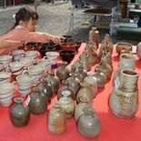 お気に入りの１品を求めて　那珂川で小砂焼陶器市　藤田製陶所