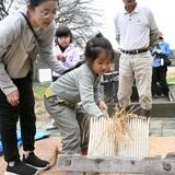 昔の民具使い米収穫に挑戦　児童ら、食卓に届くまでの作業体験　大田原で初の「秋穫祭」
